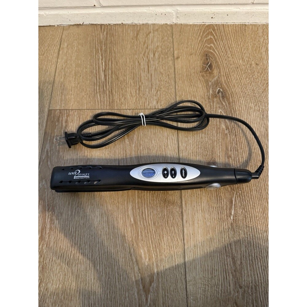Remington Wet 2 Straight Digital Flat Iron Hair Straightener Black Tested